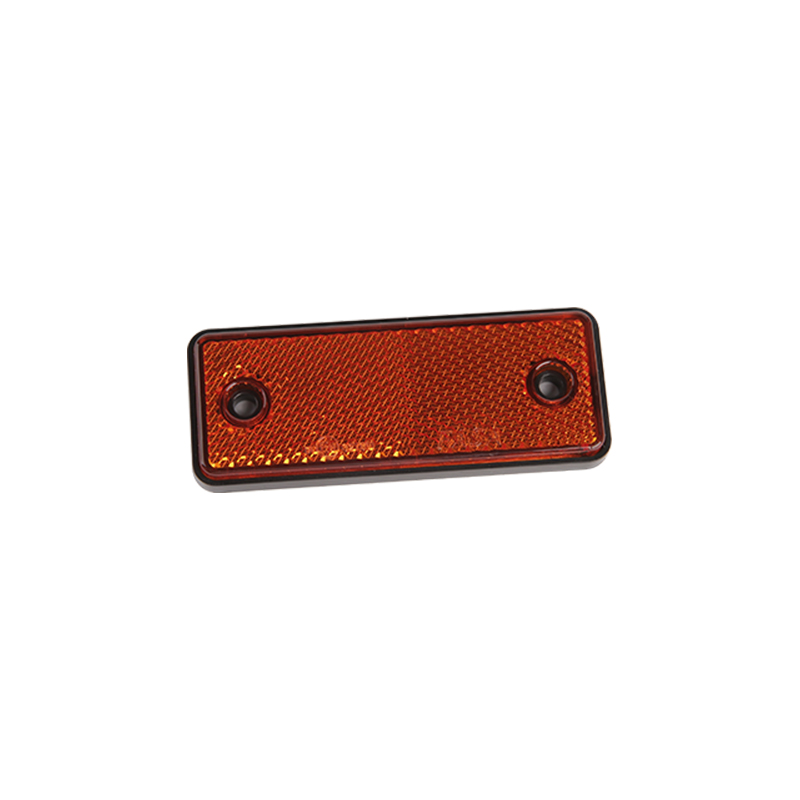 Amber Rectangular Reflector With E-mark JH202-B