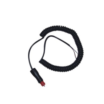 PU Spiral Cable With Cigar Lighter, cable Length 1m,2m,3m.....JH017-A 