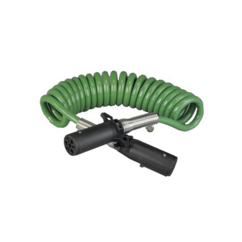 Green Spiral Coil with two plastic plugs 24V, pin screw type; cable length 1m 2m 3m......JH092-A 