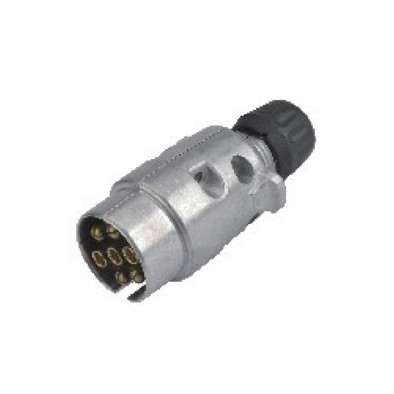 7-Pin large round plug aluminum style JH015-B 